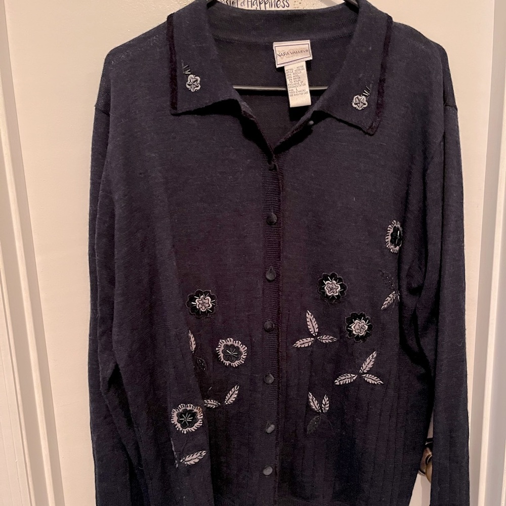 Woman's sweater Napa Valley size L